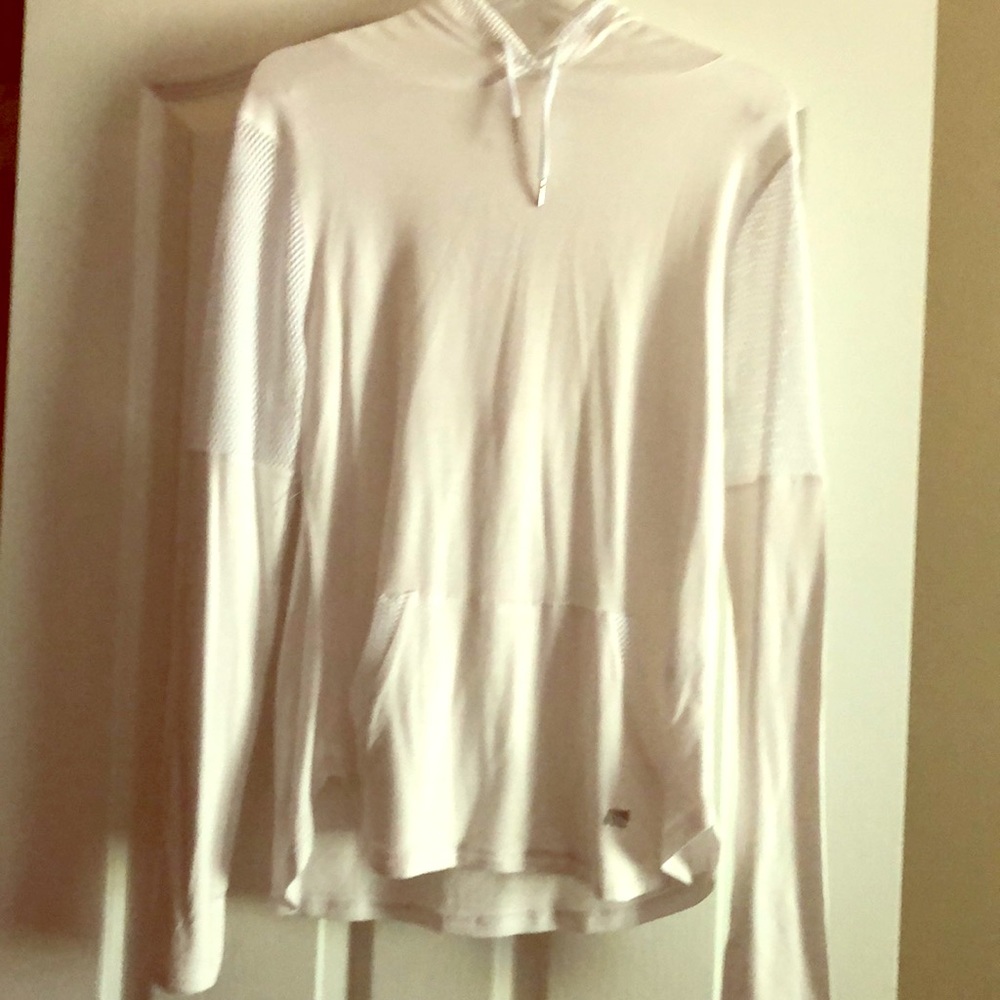 White Marika athletic hoodie